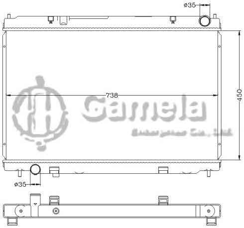 6115312NA - Radiator-for-NISSAN-INFINITI-FUGA-M35-08-09-MT-NISSAN-INFINITI-FUGA-M45-06-11-MT