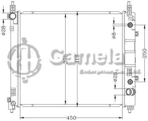 6115319NA - Radiator-for-NISSAN-SUNNY-11-CVT