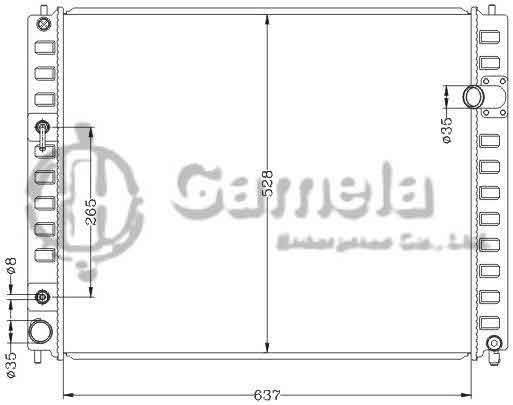 6115321NA - Radiator-for-NISSAN-INFINITI-EX35-08-11-AT-NISSAN-INFINITI-FX35-FX50-09-11-AT-OEM-21460-1CB0A-1BH0A-DPI-13078-13079