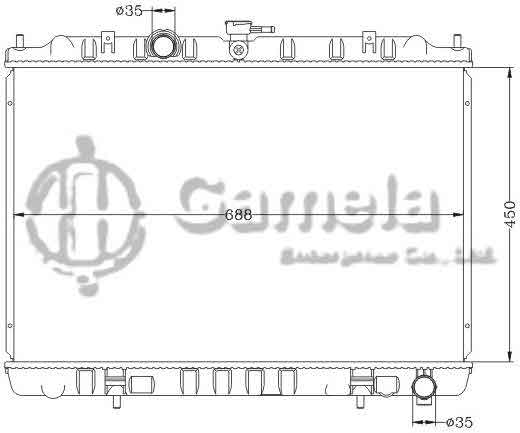 6115323NA - Radiator-for-NISSAN-Dong-Feng-Zheng-Zhou-Ri-Chan-Shuai-Ke-10-MT