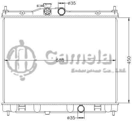 6115326NA - Radiator-for-NISSAN-NV200-09-MT-OEM-21410-JX00A