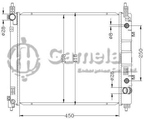 6115329NA - Radiator-for-NISSAN-SUNNY-2010-CVT