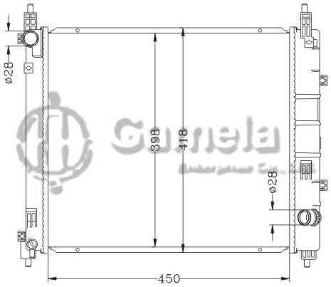 6115330NA - Radiator-for-NISSAN-SUNNY-2010-MT