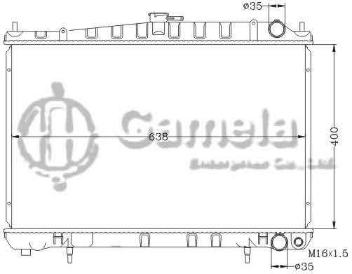 6115334NA - Radiator-for-NISSAN-LAUREL-C34-C35-95-03-MT