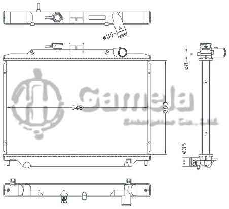 6115337NA - Radiator-for-NISSAN-URVAN-06-MT-OEM-21410-VW300