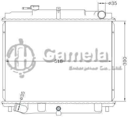 6115342NA - Radiator-for-NISSAN-TRUCK-ATLAS-MT-OEM-21410-6T001