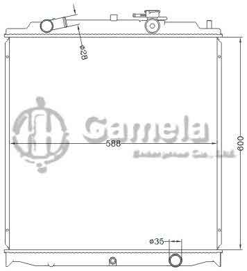 6115344NA - Radiator-for-NISSAN-CIVILIAN-BUS-2009-MT-OEM-21410-WK200