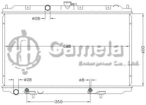 6115345NA - Radiator-for-NISSAN-ALMERA-TINO-02-AT-OEM-21460-BU703