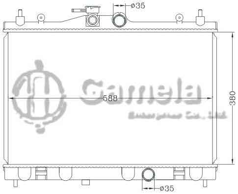 6115348NA - Radiator-for-NISSAN-Versa-07-09-MT