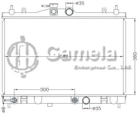 6115350NA - Radiator-for-NISSAN-Versa-1-6-07-11-AT-DPI-2981