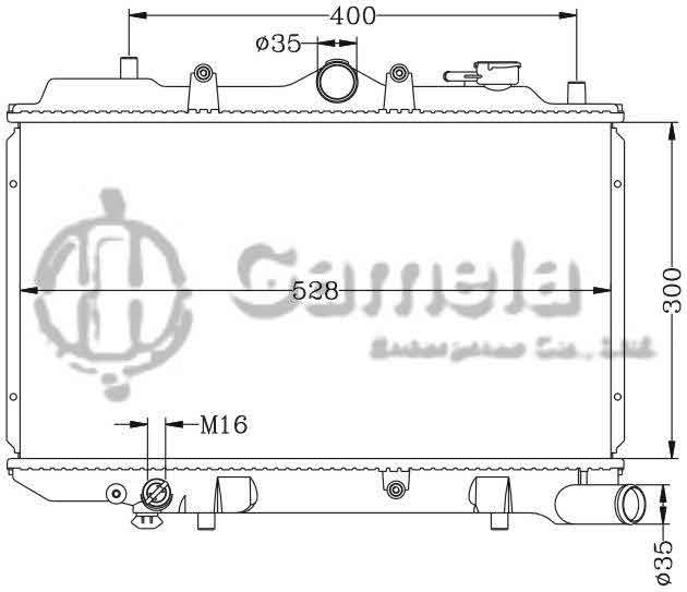 6116002N - Radiator-for-MAZDA-323-MT