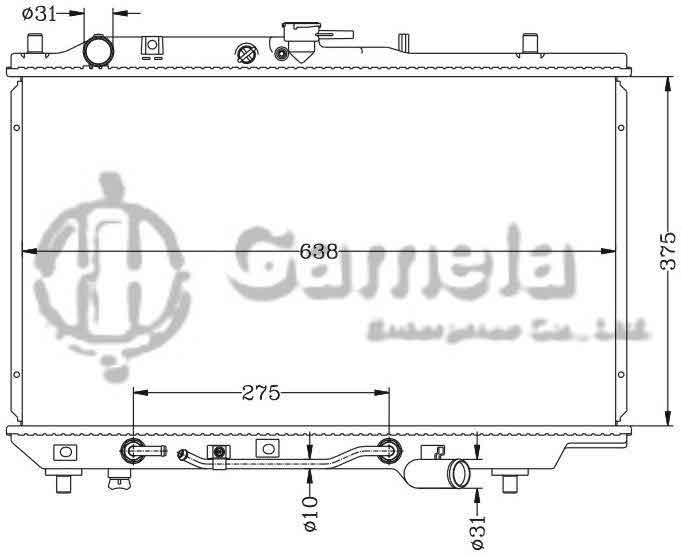 6116019N - Radiator-for-MAZDA-KIA-SEPHIA-93-AT-OEM-OK201-15-200B