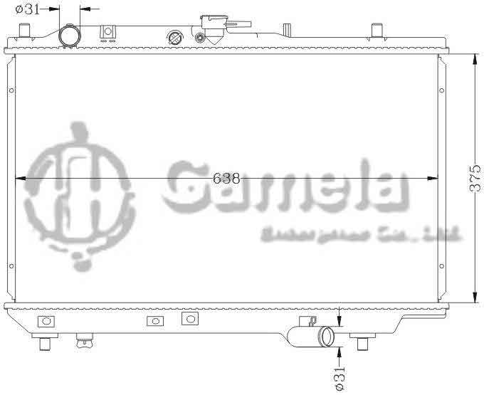 6116020N - Radiator-for-MAZDA-KIA-SEPHIA-93-MT