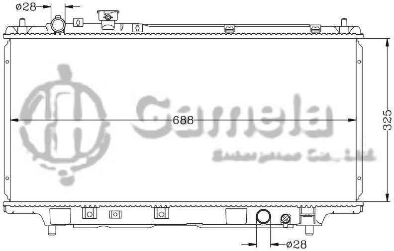 6116030N - Radiator-for-MAZDA-PROTEGE-95-98-323-MT-OEM-B6BF-15-200G