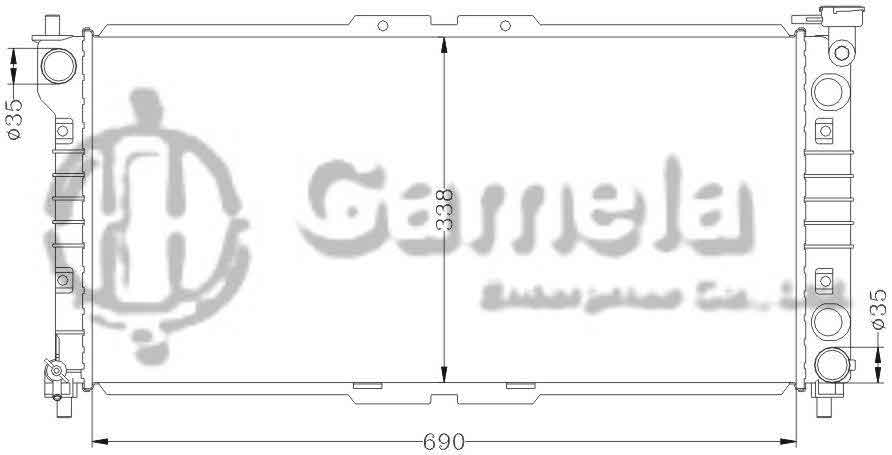 6116042N - Radiator-for-MAZDA-MX6-93-96-626GE-V4-MT-OEM-F32Z8005A-B