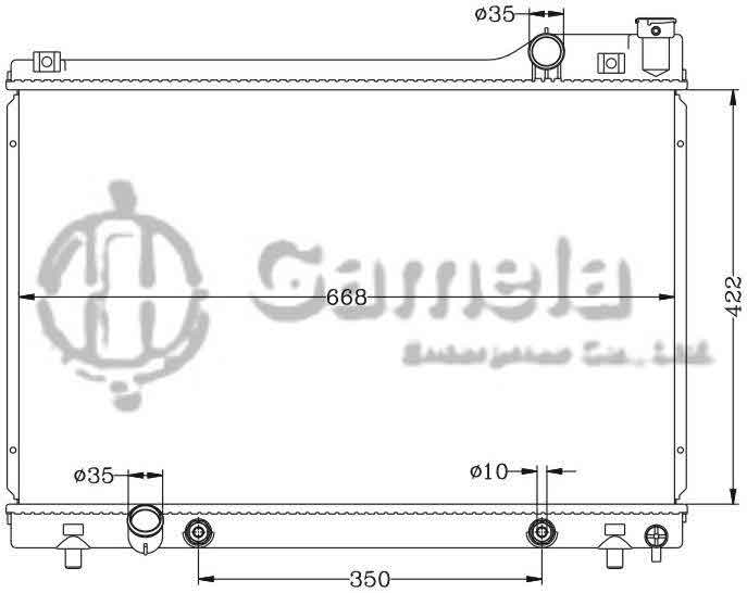 6116047N - Radiator-for-MAZDA-SEDAN-929HD-92-96-AT-OEM-JE48-15-200-DPI-1307