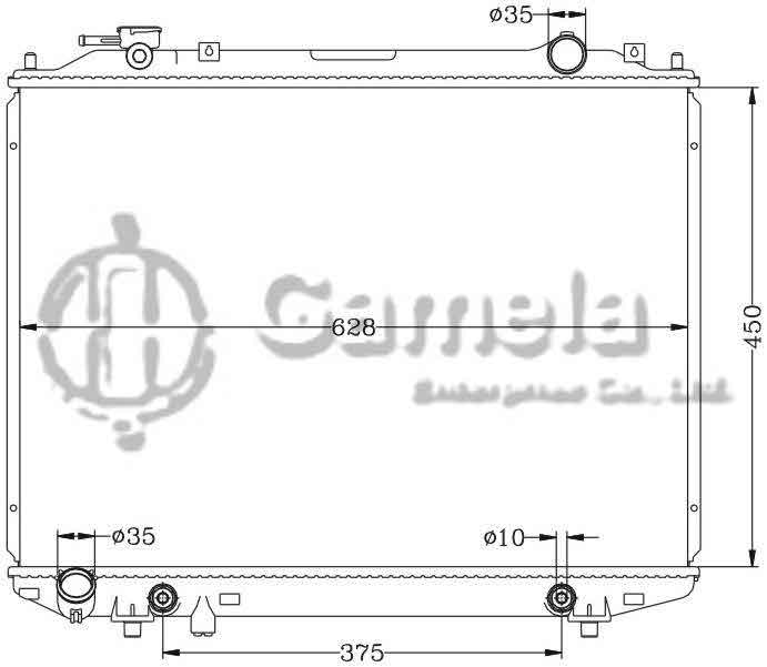 6116060N - Radiator-for-MAZDA-B2500-96-99-AT-OEM-WL22-15-200C