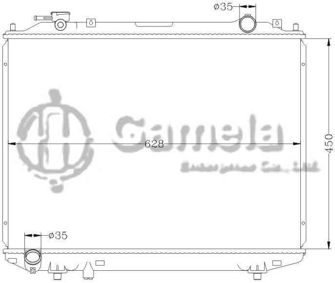 6116061N - Radiator-for-MAZDA-B2500-96-99-MT-OEM-WL21-15-200A