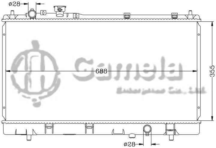 6116070N - Radiator-for-MAZDA-PREMACY-02-PLM-Pu-Li-Ma-MT-OEM-FP87-15-200A