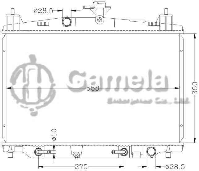 6116073AN - Radiator-for-MAZDA-2-08-AT