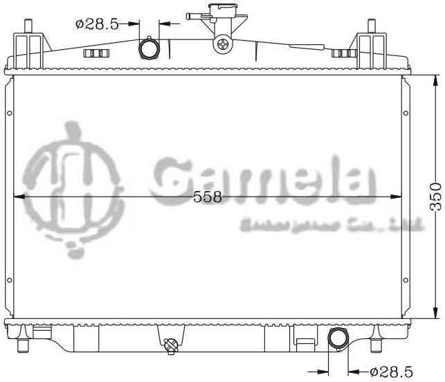 6116074AN - Radiator-for-MAZDA-2-08-MT