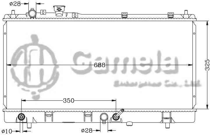 6116085N - Radiator-for-MAZDA-FML-Fu-Mei-Lai-Er-Dai-7163-Hai-Fu-Xing-AT