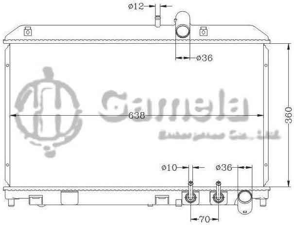 6116091N - Radiator-for-MAZDA-RX-8-1-3L-04-05-AT-OEM-N3H2-15-200C-DPI-2694