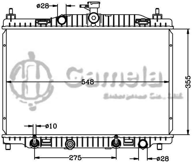 6116107N - Radiator-for-MAZDA-2-08-11-AT