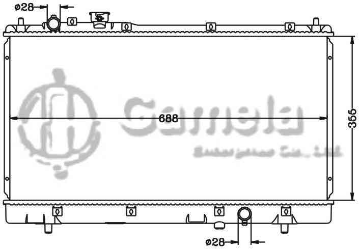 6116112N - Radiator-for-MAZDA-PREMACY-2010-PLM-Pu-Li-MT