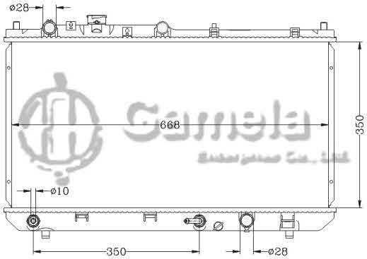 6116121NA - Radiator-for-MAZDA-PREMACY-99-AT-OEM-FP85-15-200A-FP86-15-200A