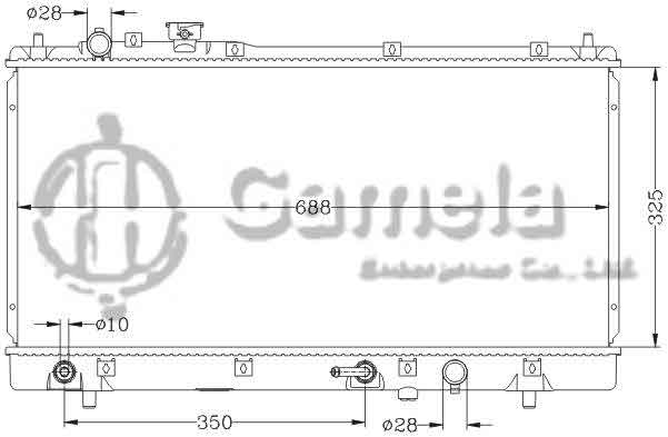 6116125NA - Radiator-for-MAZDA-HAIMA-7160-09-Hai-Fu-Xing-AT