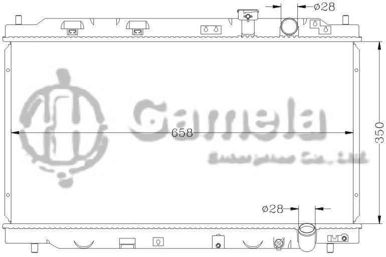 6117010N - Radiator-for-HONDA-INTEGRA-94-00-DB7-B18C-MT-OEM-19010-P72-003-DPI-2028