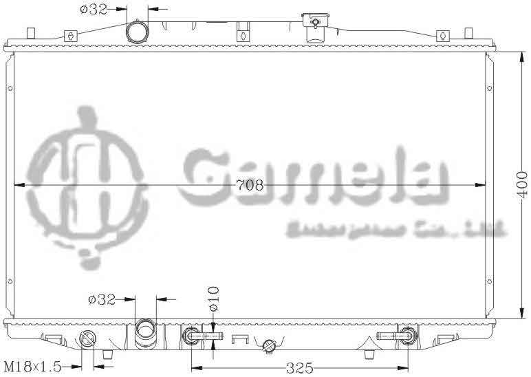 6117017AN - Radiator-for-HONDA-ACCORD-03-05-CM5-AT-OEM-19010-RAA-A61-DPI-2569