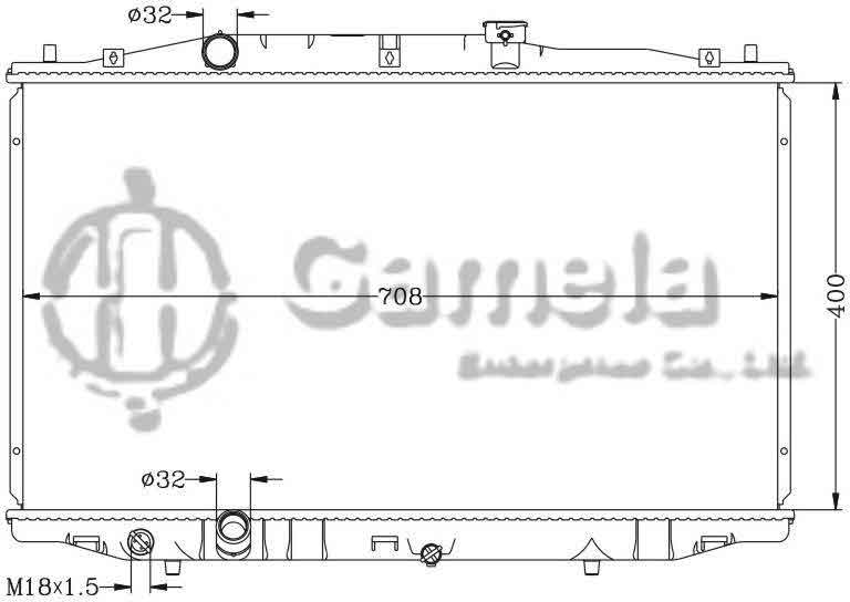 6117020AN - Radiator-for-HONDA-ACCORD-03-05-CM5-MT-OEM-19010-RAA-001