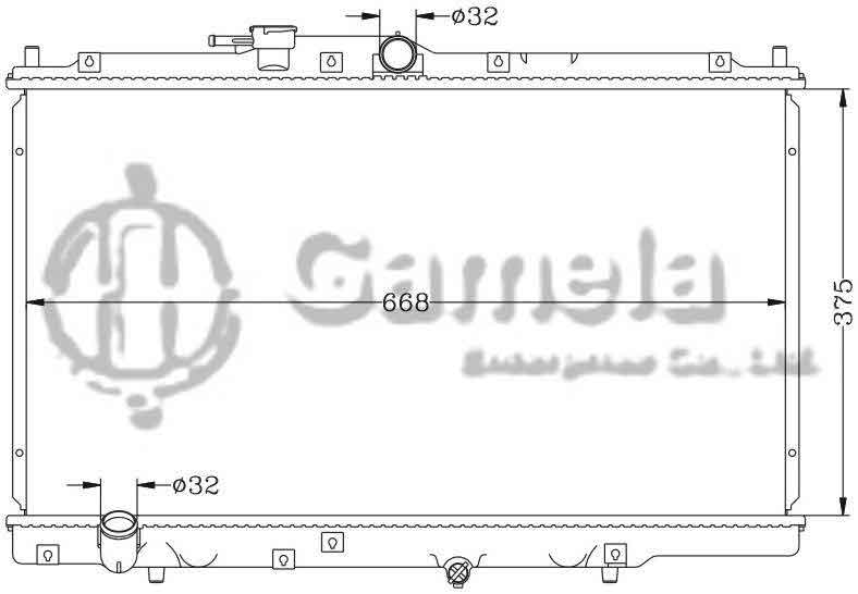 6117028N - Radiator-for-HONDA-ACCORD-95-97-CE6-MT-OEM-19010-P0G-A01