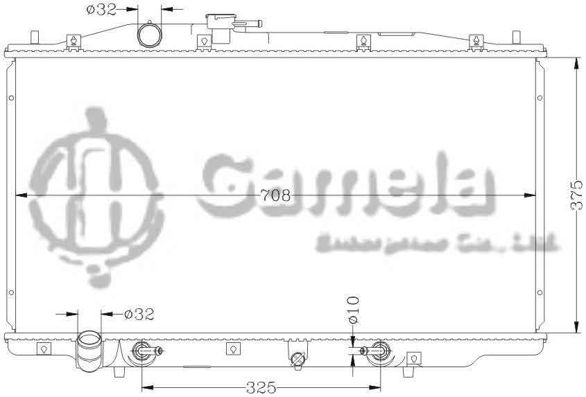 6117039AN - Radiator-for-HONDA-ACCORD-03-CM6-3-0L-AT-OEM-19010