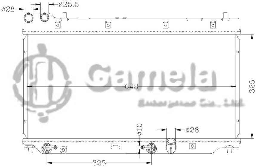 6117041N - Radiator-for-HONDA-FIT-GD1-Liang-Xiang-AT-OEM-19010-RMN-W51