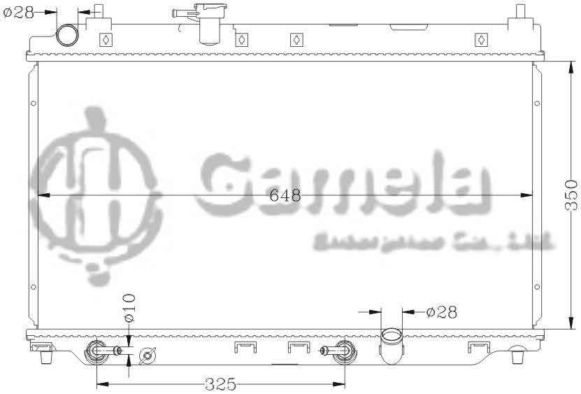 6117043N - Radiator-for-HONDA-CITY-FIT-San-Xiang-03-GD6-AT-OEM-19010-REJ-W51