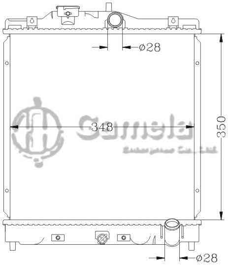 6117050N - Radiator-for-HONDA-CIVIC-92-00-EK3-EG8-MT-OEM-19010-P08-004-J02-19010-P28-A01-A03-DPI-1290