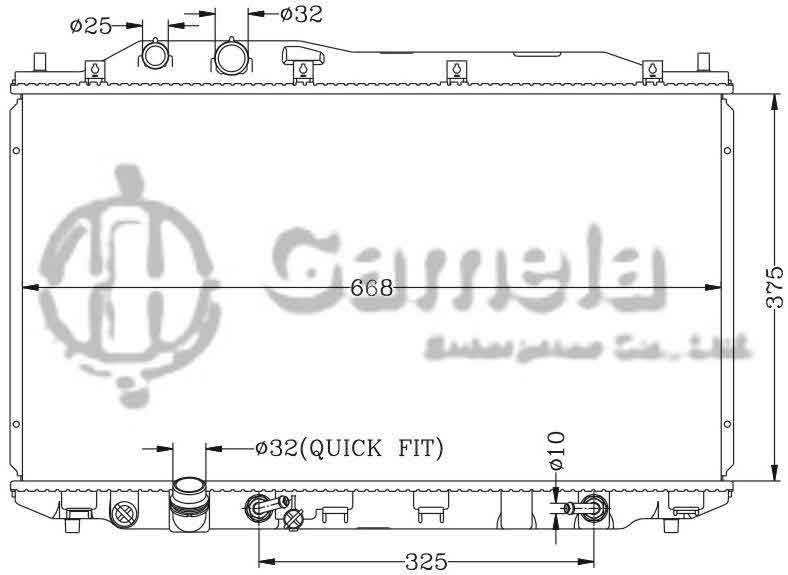 6117059AN - Radiator-for-HONDA-CIVIC-05-FA1-AT-OEM-19010-RNB-A51-C51-DPI-2922