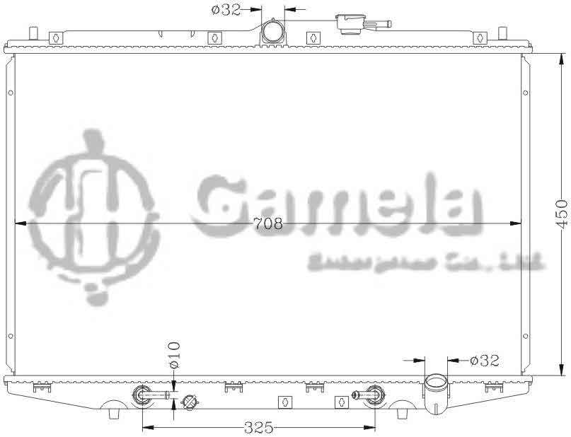 6117072N - Radiator-for-HONDA-ODYSSEY-03-RA6-AT-OEM-19010-PGM-901-902