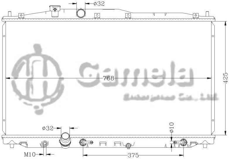 6117080AN - Radiator-for-HONDA-ODYSSEY-MPV-05-RB1-AT-OEM-19010-RFE-003