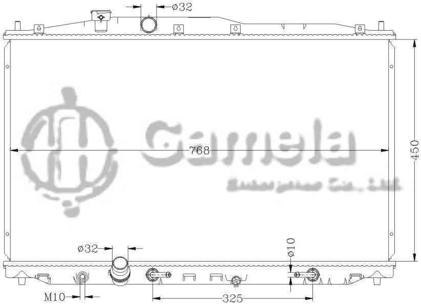 6117081AN - Radiator-for-HONDA-ODYSSEY-MPV-05-RB2-AT-OEM-19010