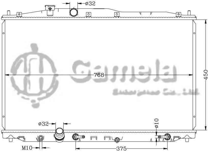 6117082AN - Radiator-for-HONDA-ODYSSEY-MPV-05-RB1-AT-OEM-19010