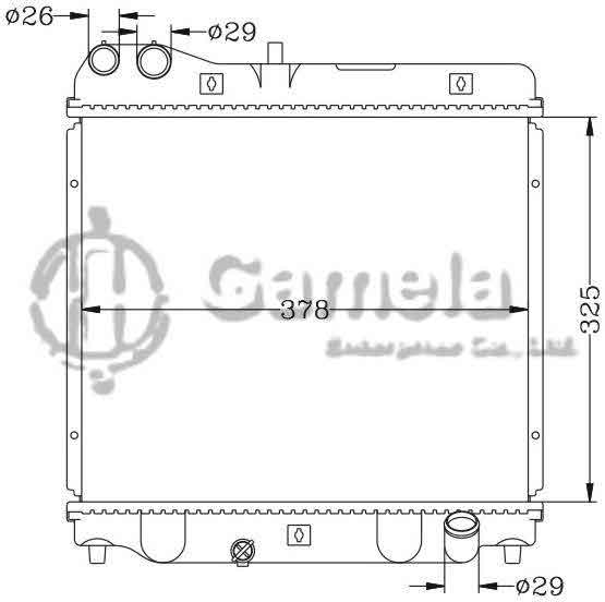 6117084N - Radiator-for-HONDA-JAZZ-01-MT-OEM-19010-PWA-Q01