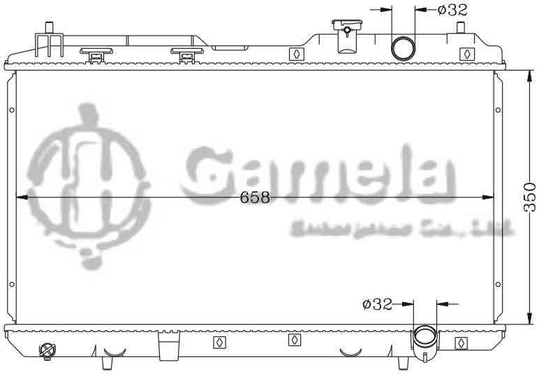 6117090N - Radiator-for-HONDA-CRV-97-01-2-0L-RD1-MT-OEM-19010-P3F-014-004-902-DPI-2051