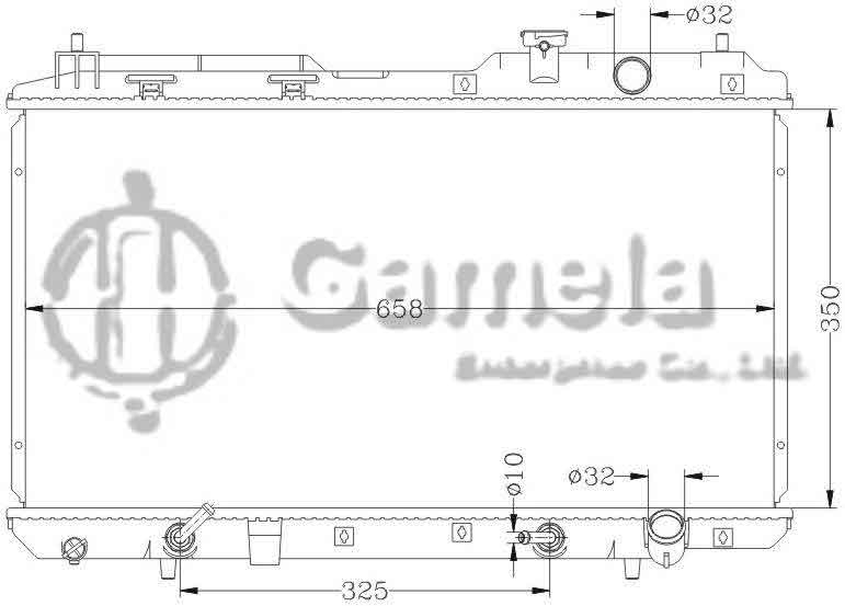 6117091N - Radiator-for-HONDA-CRV-97-01-2-0L-RD1-AT-OEM-19010-P3F-901-DPI-2051