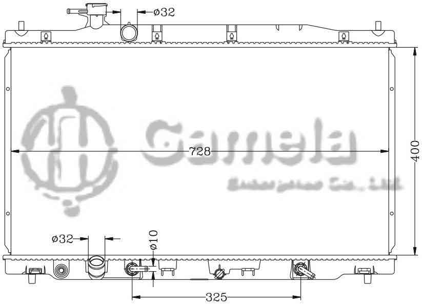 6117095AN - Radiator-for-HONDA-CRV-07-2-0L-RE2-AT-OEM-19010