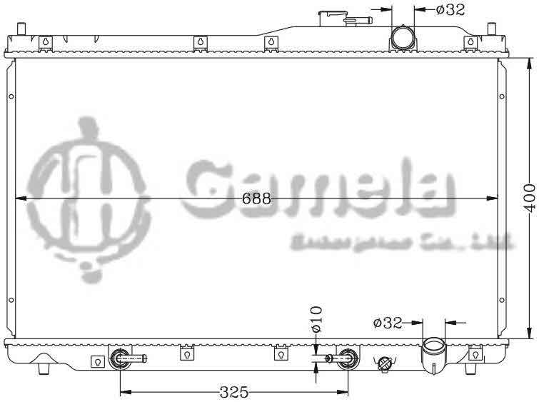 6117098N - Radiator-for-HONDA-STEP-WAGON-96-RF1-AT-OEM-19010-P3G-901