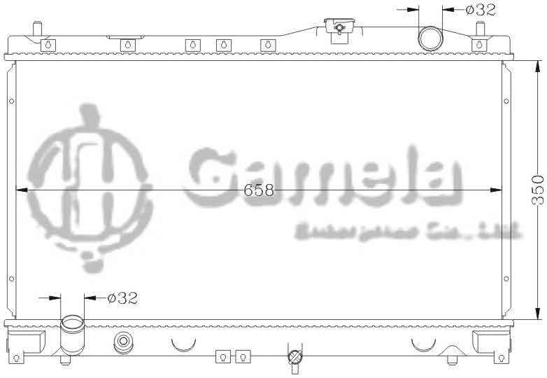 6117110AN - Radiator-for-HONDA-VIGOR-92-94-CB5-MT-OEM-19010